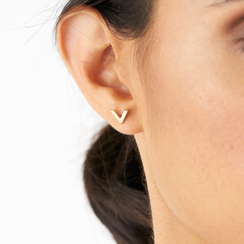 9CT VIVECKE STUD EARRINGS
