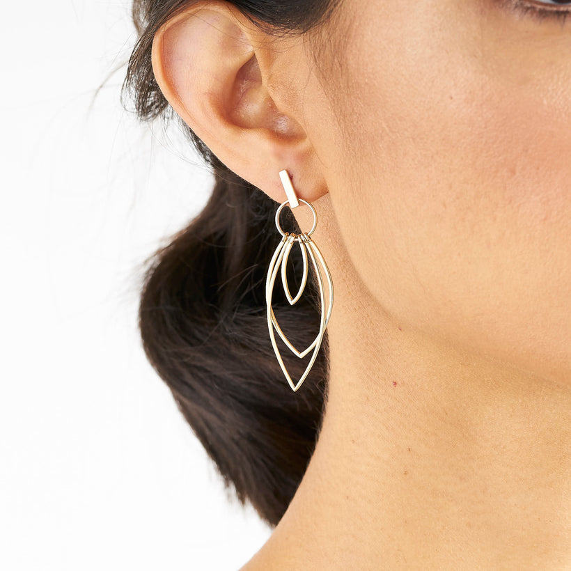 9CT GOLD OSTARA EARRINGS