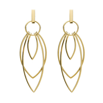 9CT GOLD OSTARA EARRINGS