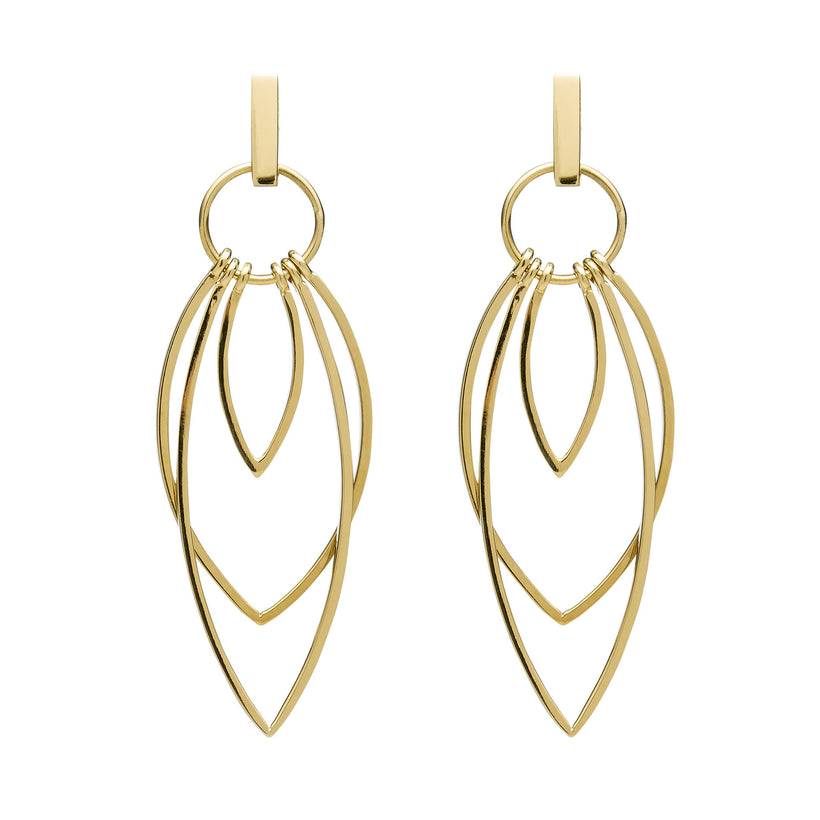 9CT GOLD OSTARA EARRINGS
