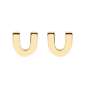 9CT LUCKY STUD EARRINGS