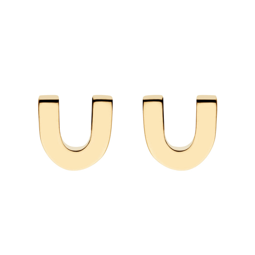 9CT LUCKY STUD EARRINGS