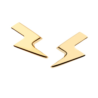 9CT LIGHTNING BOLT EARRINGS