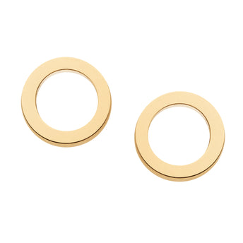 9CT CIRCLE EARRINGS