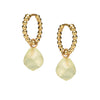9CT ORIANA PREHNITE INTERCHANGEABLE DROPS