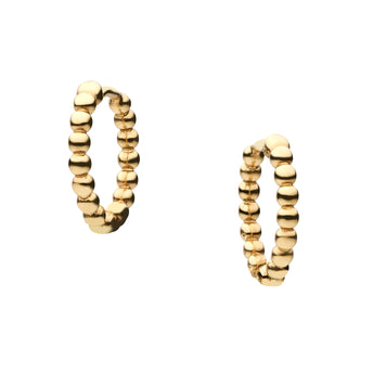 9CT GOLD ORIANA HUGGIE EARRINGS