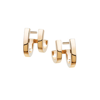 9CT DOPPIO EARRINGS