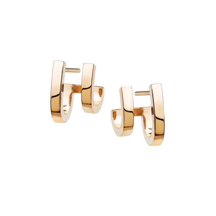 9CT DOPPIO EARRINGS