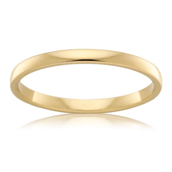 18CT YELLOW GOLD 2.5MM BARREL WEDDER