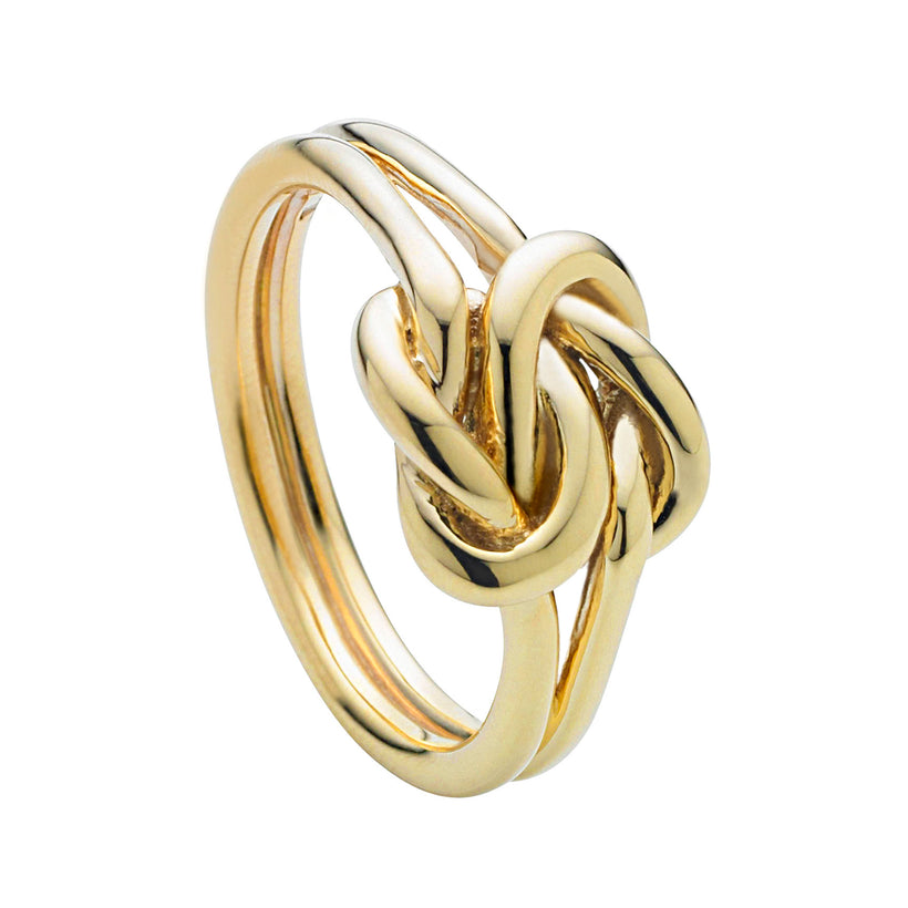 9CT LOVE KNOT RING