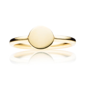 9CT CIRCLE RING