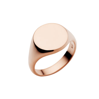 9CT ROSE GOLD SIGNET RING