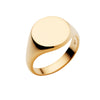 9CT YELLOW GOLD SIGNET RING