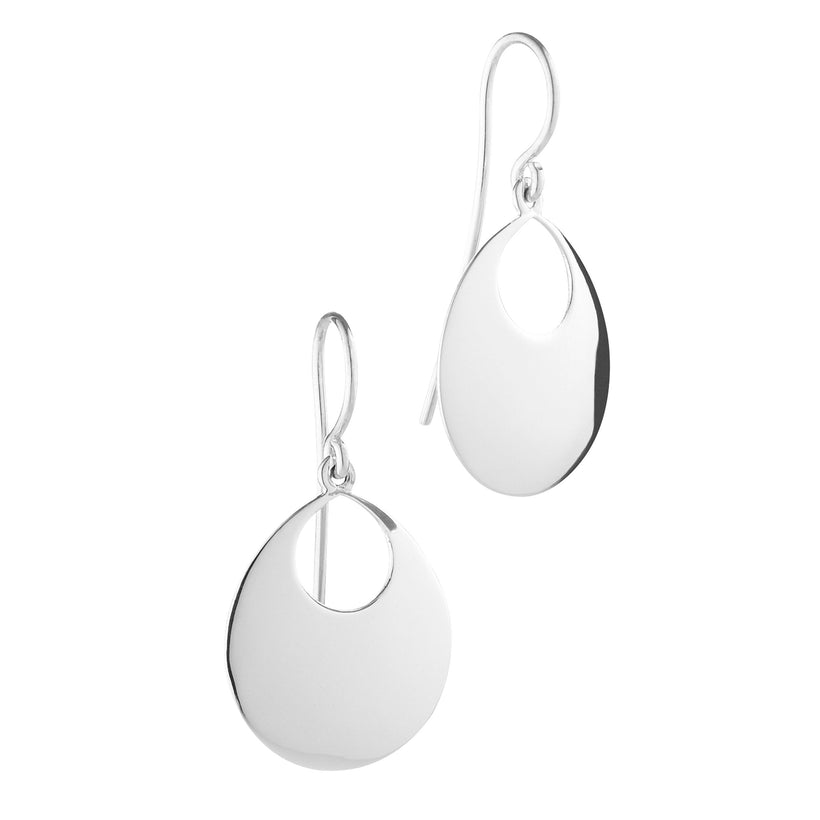 STERLING SILVER STIRRUP EARRINGS