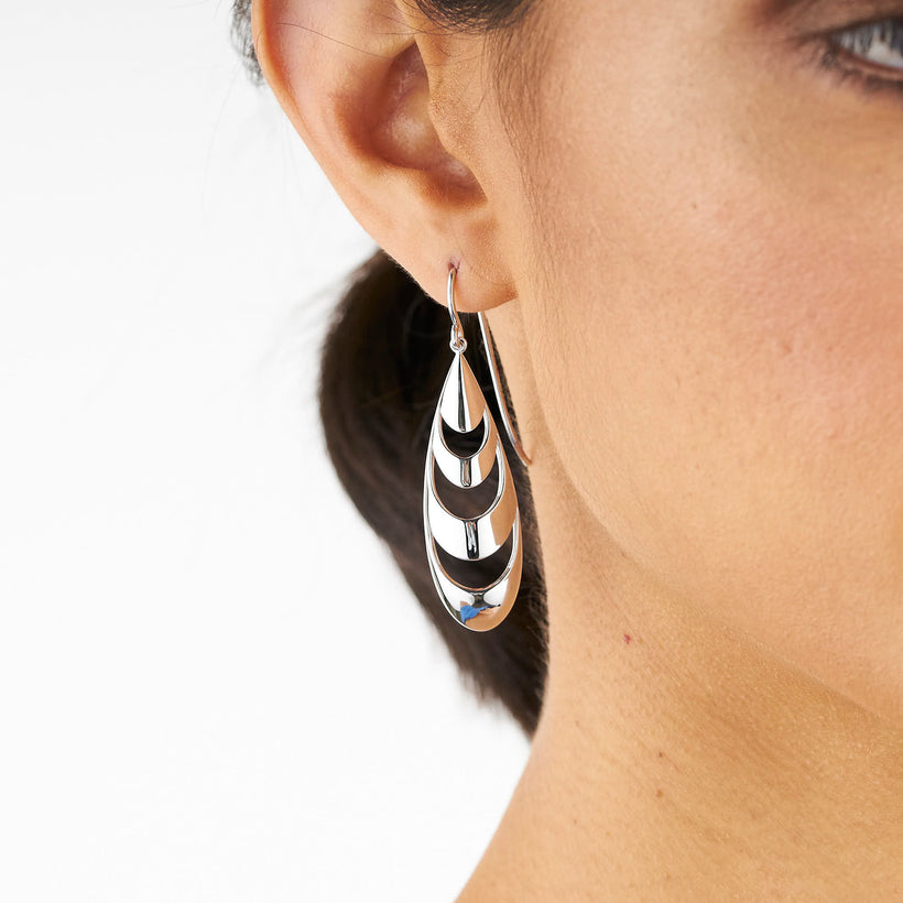 STERLING SILVER MONACO EARRINGS