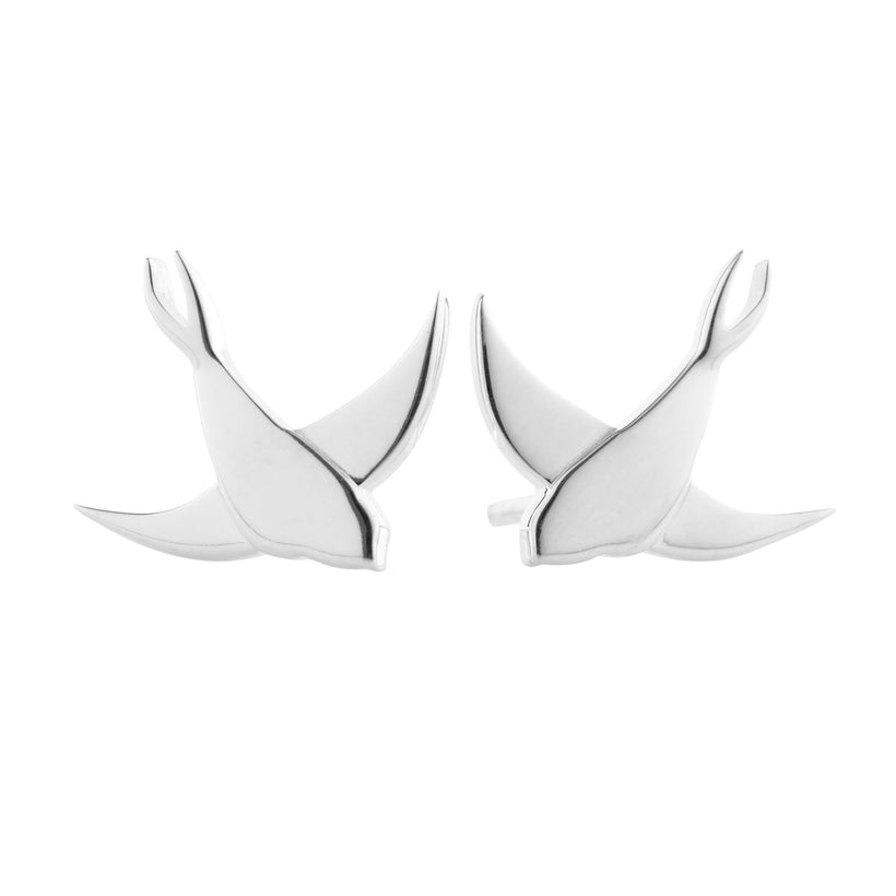 STERLING SILVER BLUEBIRD EARRINGS