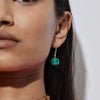 9CT MALACHITE ORNELLA EARRINGS