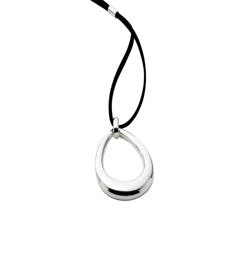 STERLING SILVER TEARDROP PENDANT
