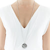 STERLING SILVER GATSBY PENDANT