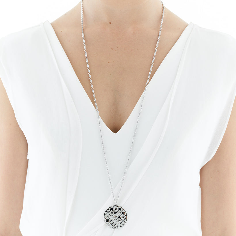 STERLING SILVER GATSBY PENDANT
