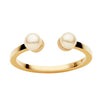 9CT ASTRA DOUBLE PEARL RING