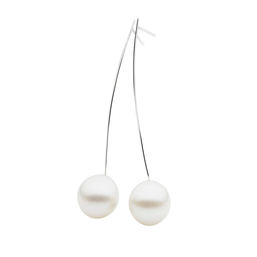 18CT SOUTH SEA PEARL EARRINGS