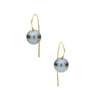 18CT TAHITIAN PEARL TORTONA EARRINGS