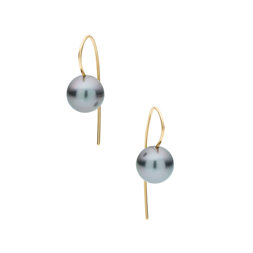 18CT TAHITIAN PEARL TORTONA EARRINGS