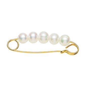 9CT PEARL AVA BROOCH