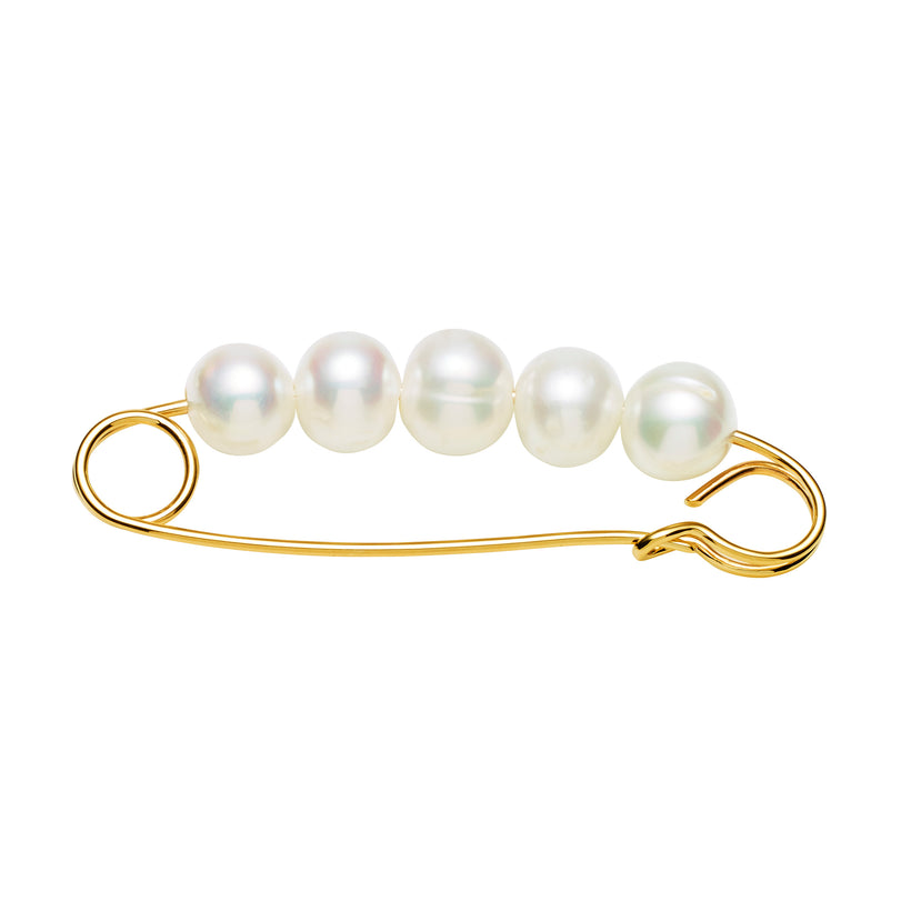 9CT PEARL AVA BROOCH