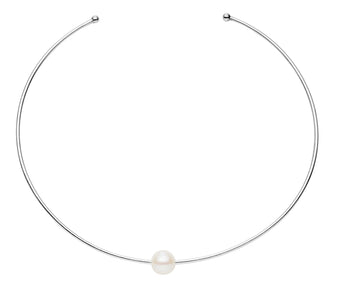 STERLING SILVER PEARL SALINA CHOKER