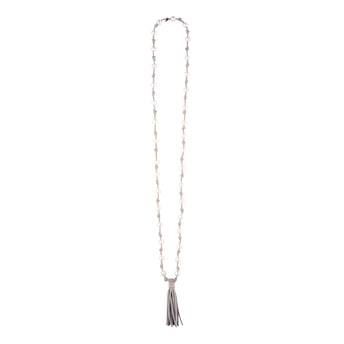 PEARL TASSEL NECKLACE