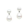 STERLING SILVER PEARL CATE EARRINGS