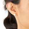 9CT 7-7.5MM WHITE FRESHWATER PEARL STUD EARRINGS