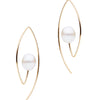 9CT GOLD & PEARL GATTACA EARRINGS