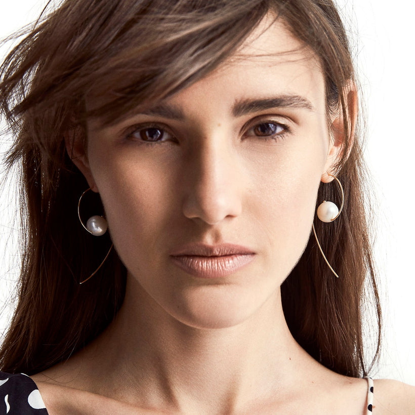 9CT PEARL ANNA EARRINGS