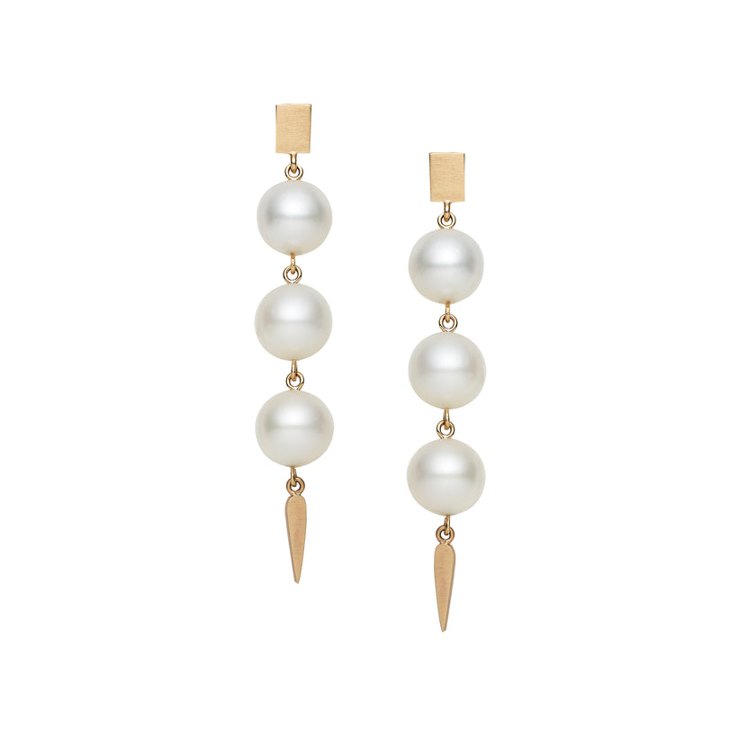 9CT NIELSEN PEARL DROP EARRINGS