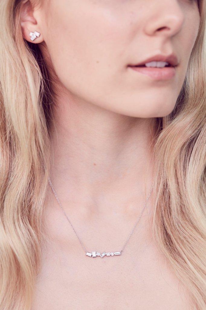 18CT WHITE GOLD DIAMOND GRETA PENDANT