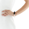 STERLING SILVER PEARL & ONYX BELLA BRACELET