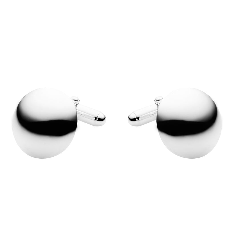 STG SILVER LUNA CUFFLINKS