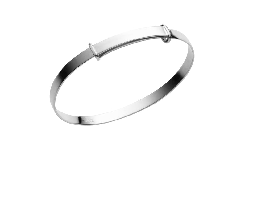 STERLING SILVER BABY EXPANDER BANGLE