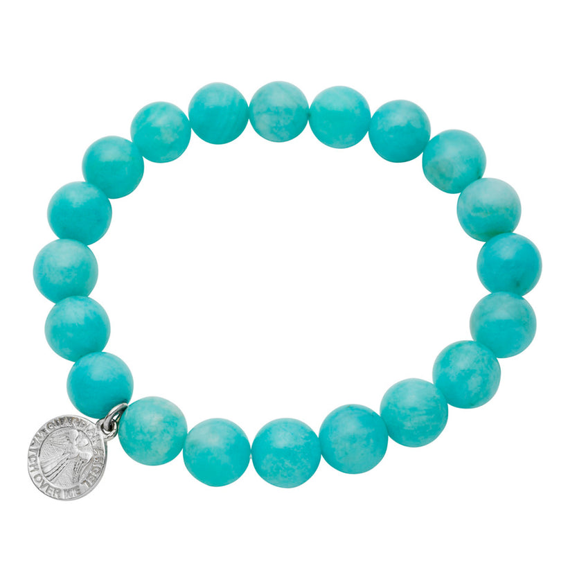 STERLING SILVER AMAZONITE MIKAYLA BABY BRACELET