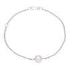 STERLING SILVER PEARL BRACELET