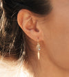 9CT NIELSEN GREEN AMETHYST EARRINGS