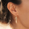 9CT NIELSEN GREEN AMETHYST EARRINGS
