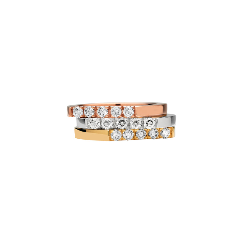 18CT YELLOW GOLD DIAMOND OLA BAND