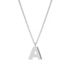 STERLING SILVER 'A' AMATE PENDANT