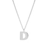 STERLING SILVER 'D' AMATE PENDANT