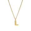 9CT 'L' AMATE PENDANT