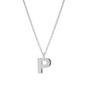 STERLING SILVER 'P' AMATE PENDANT